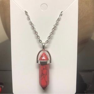 Natural Stone Pendant Necklace